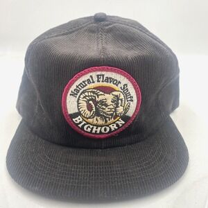 VTG K Products Trucker Hat Bighorn Natural Snuff Black CORDUROY